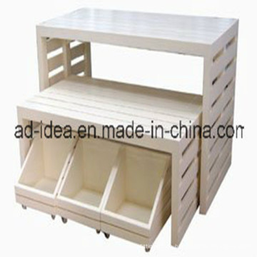 Display-Ständer / Holz-Display-Ständer / Make-up-Display-Ständer / Drehbarer Display-Ständer (AD-130503)